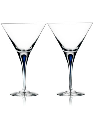 Orrefors - Intermezzo Martini Blue, Set of 2
