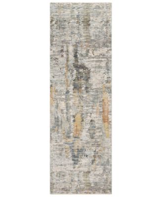 Livabliss - Presidential PDT-2306 Lime 3'3" x 10' Runner Area Rug