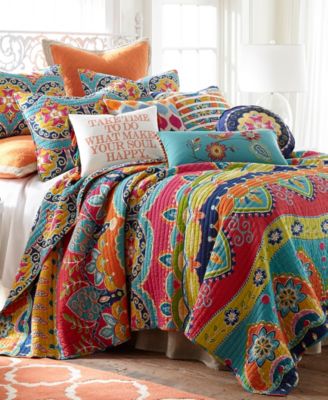 Levtex - Pembroke Fringe Embroidered Decorative Pillow, 12" x 24"