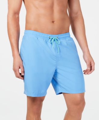 Club Room - Men's Quick-Dry Performance Solid 7" Swim Trunks