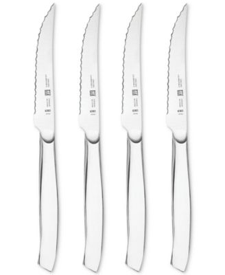 Zwilling - J.A. Henckels  4-Pc. Stainless Steel Serrated Mignon Steak Knife Set