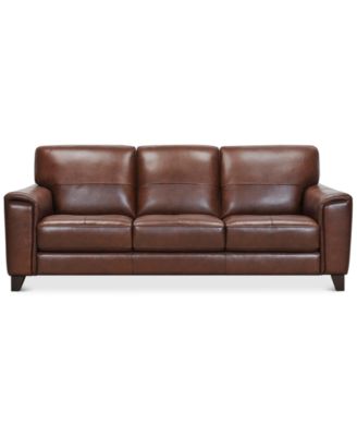 Furniture - Brayna 88" Leather Sofa