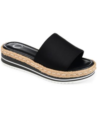 Journee Collection - Collection Women's Rosey Espadrille Platform Wedge Sandals
