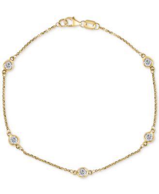 EFFY Collection - Diamond Bezel Link Bracelet (1/2 ct. t.w.)