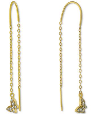 Giani Bernini - Cubic Zirconia Butterfly Threader Earrings