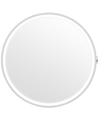 Sharper Image - SpaStudio Waterproof Fogless Shower Mirror & Speaker