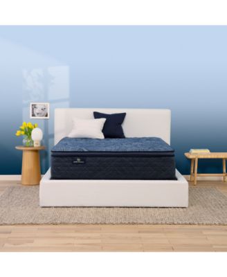 Serta - Perfect Sleeper Cobalt Calm 14" Firm Pillow Top Mattress-Queen