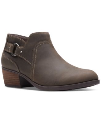 Clarks - Women's Charleton Grace Buckled Ankle Booties