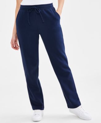 Style & Co - Petite Cotton Fleece Drawstring Sweatpants