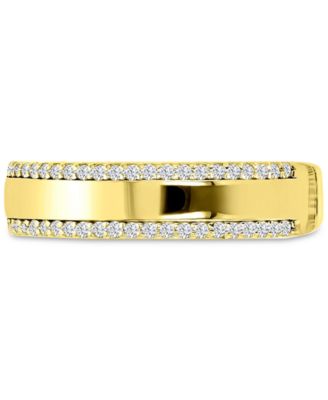 Macy's - Cubic Zirconia Double Border Polished Band