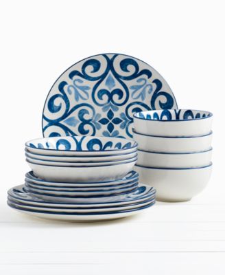 Tabletops Unlimited - Ragusa 16-Pc. Dinnerware Set, Service for 4