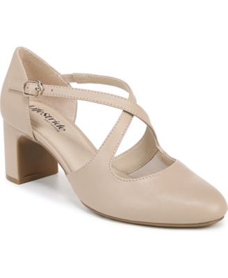 LifeStride - Women's Tracy Crisscross Block Heel Pumps