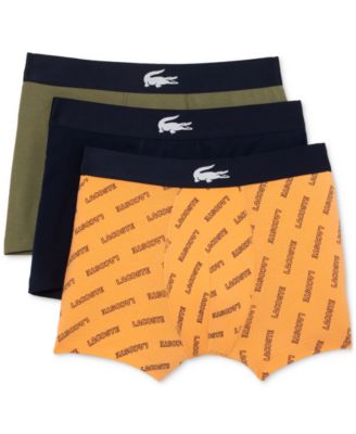 Lacoste - Men's 3pk. Regular-Fit Stretch Trunks