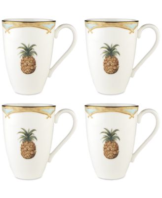 Lenox - British Colonial Bamboo Mugs, Set of 4