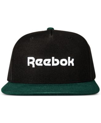 Reebok - Men's Logo Embroidered Flat-Brim Snapback Hat