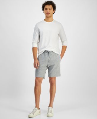 Michael Kors - Men's Athletic-Fit Solid 9" Terry Shorts