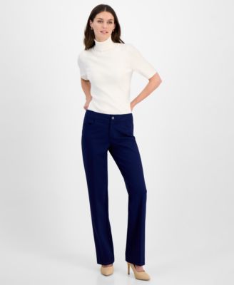 Anne Klein - Straight-Leg Trousers