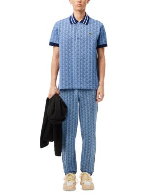 Lacoste - Men's Geo Print Elastic-Waist Pants