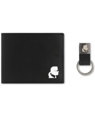 Karl Lagerfeld - Men's Logo Graphic Wallet & Keychain