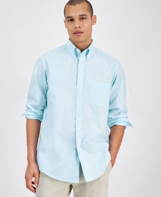 Club Room - Men's Classic/Regular Fit Performance Easy-Care Oxford Solid Dress Shirt