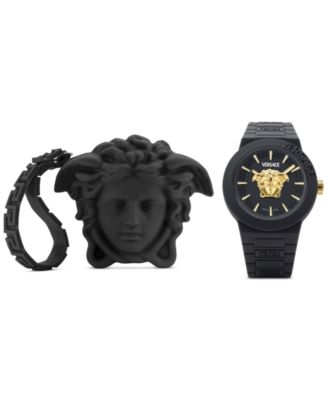 Versace - Men's Swiss V-Pop Black Silicone Strap Watch 43mm