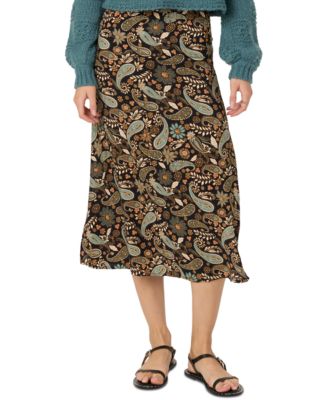 O'Neill - Juniors' Sunni Rosalia Paisley Print Midi Skirt