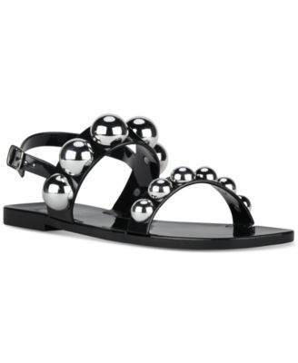 Jeffrey Campbell - Gum-Drop Studded Flat Jelly Sandals
