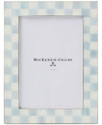 Mackenzie-Childs - Sterling Check Silver-Plated Frame, 5" x 7"