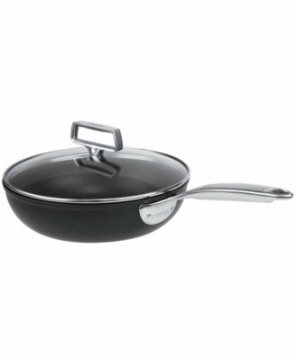 Cristel - Castel Pro Ultralu 2-Qt. Nonstick Saut&eacute; Pan With Lid