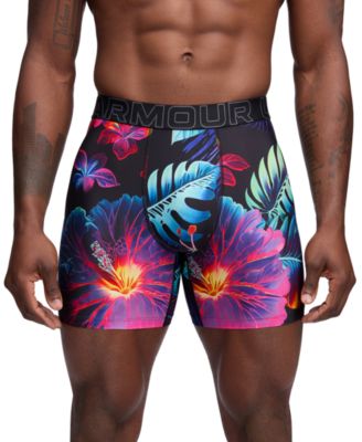 Under Armour - Men's Performance Tech Mesh Graphic 6" Boxer Briefs