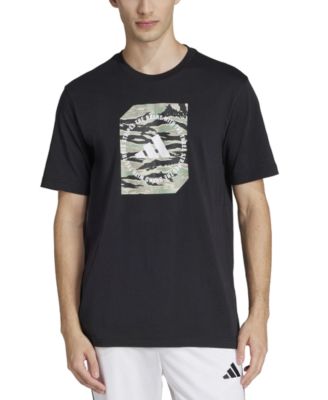 adidas - Men's Regular-Fit Camo Logo Graphic T-Shirt