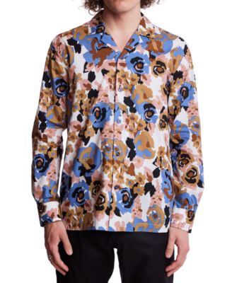 Paisley & Gray - Men's Camp Collar Printed Shirt