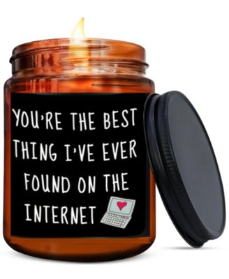 Lovery - "You're The Best" Lavender Scented Soy Wax Candle, 10 oz.