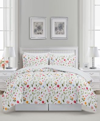 Sunham - Natalie Floral Comforter Set