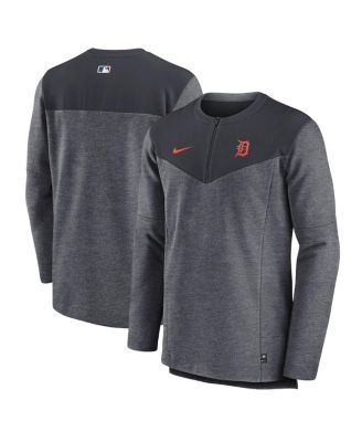 Nike - Men's Navy Detroit Tigers Authentic Collection Game Time Performance Half-Zip Top