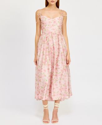 En Saison - Women's Josette Floral V-Neck Midi Dress