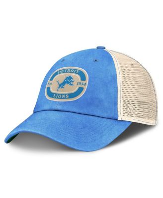 Top of the World - Men's Blue Detroit Lions Team Patch Adjustable Hat