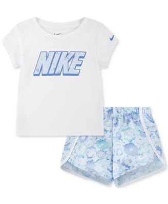 Nike - Little Kids 2-Pc. Dri-FIT Crewneck Tee & Short Set