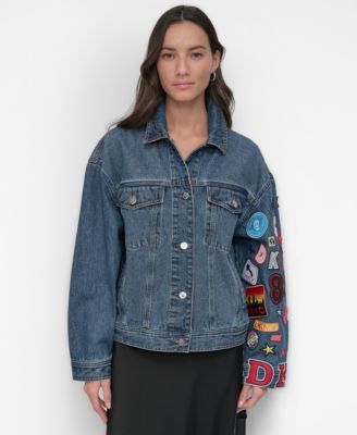 DKNY - Women's Patchwork Denim Jacket