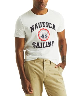 Nautica - Men's Classic-Fit Sailing Logo Graphic T-Shirt