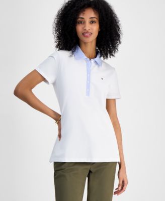 Tommy Hilfiger - Women's Mixed Media Cornel Polo Shirt