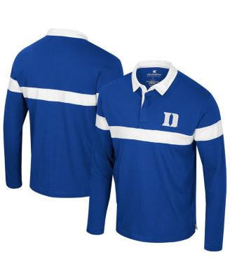 Colosseum - Men's Royal Duke Blue Devils Too Cool For School Long Sleeve Polo