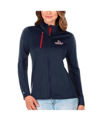 Antigua - Women's Navy/Red Gonzaga Bulldogs Generation Full-Zip Jacket
