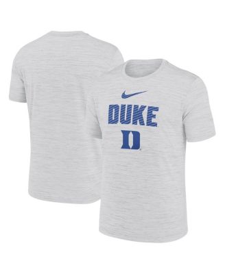 Nike - Men's White Duke Blue Devils Campus Slant Velocity Performance T-Shirt