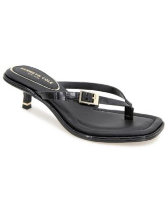 Kenneth Cole New York - Women's Gillie Kitten Square Toe Heel Sandals