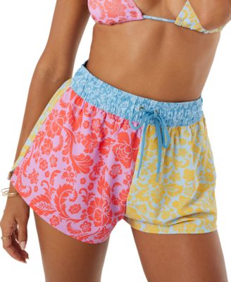 Roxy - Juniors' Tapestry Patchwork No Bad Waves Board Shorts