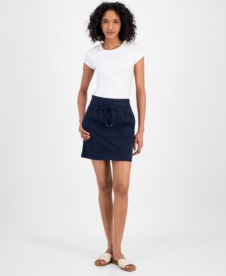 BOSS Orange - Women's Belted Front-Zip Mini Skirt