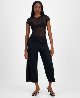 Bar III - Women's Pull-On Cropped Pants