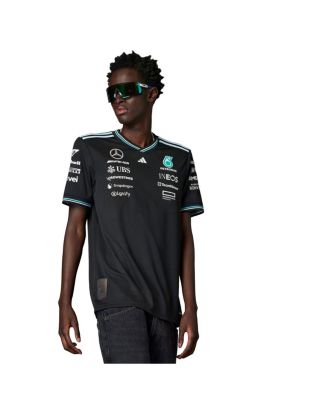 adidas - Men's Black Mercedes-AMG Petronas F1 Team Driver Wear Authentic Jersey