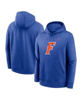 Jordan - Men's Royal Florida Gators Primetime Alternate Logo Club Fleece Pullover Hoodie